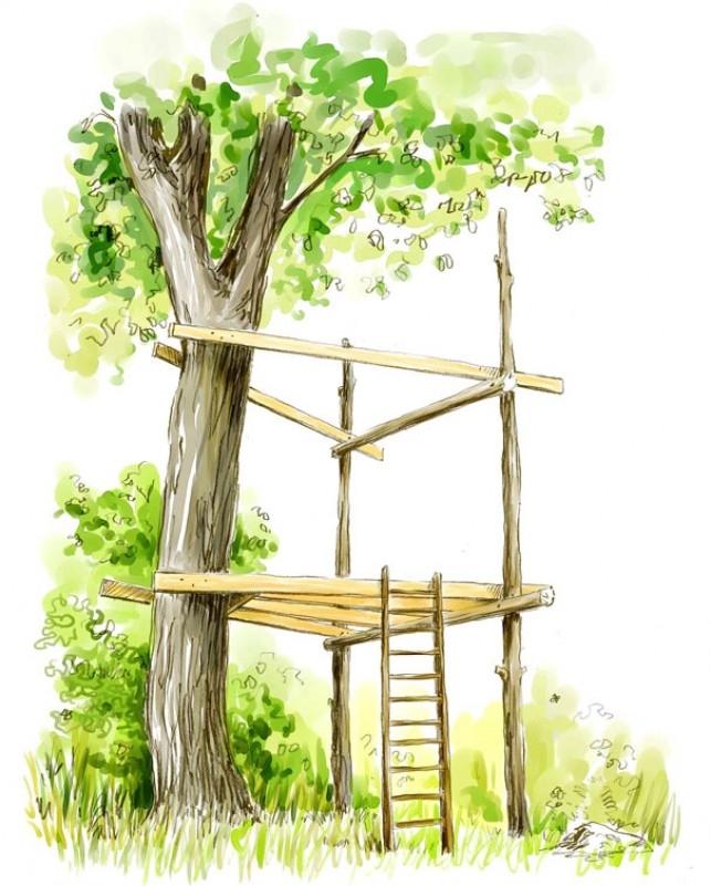 Chantier cabanes !